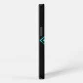 Keltische Knoop - Diamant Blauw Groen iPhone Hoesje (Rechterkant)