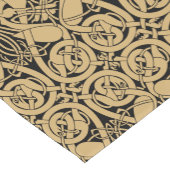 Keltische Knoop Dieren Lindisfarne Patroon Stof Korte Tafelloper (Hoek)