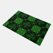 Keltische Knoop Donkergroen en Zwart Mooi Deurmat (Schuin)