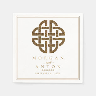 Keltische knoop   Elegante Ierse bruiloft Servet