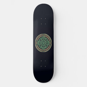Keltische Knoop Groene Embleem Persoonlijk Skateboard