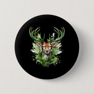 Keltische Knoop Herten Iers Eland Groen St. Patric Ronde Button 5,7 Cm