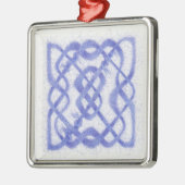 Keltische Knoop III - Premium Vierkant Ornament (Links)
