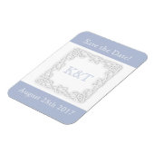 Keltische knoop Initialen - Lichtblauw Magneet (Linkerzijde)