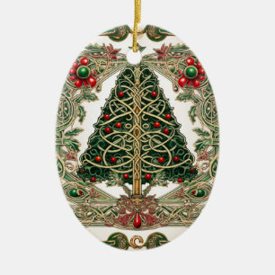 Keltische knoop Kerstboom Keramisch Ornament
