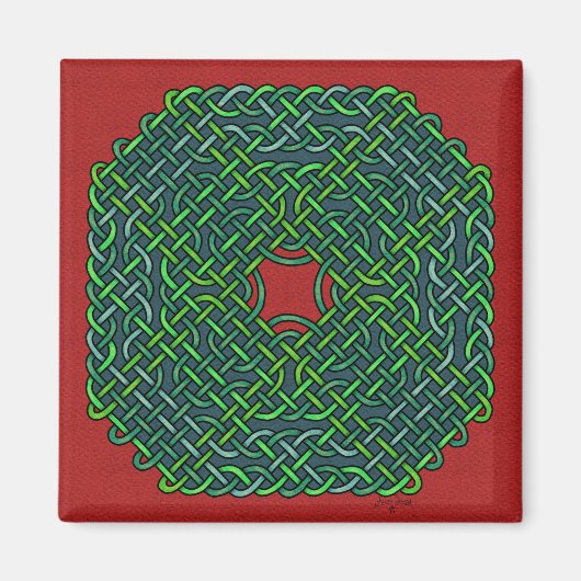 Keltische knoop krans magneet (Voorkant)
