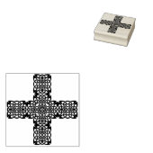 Keltische knoop kruis kunststempel rubberstempel (Gestempeld)