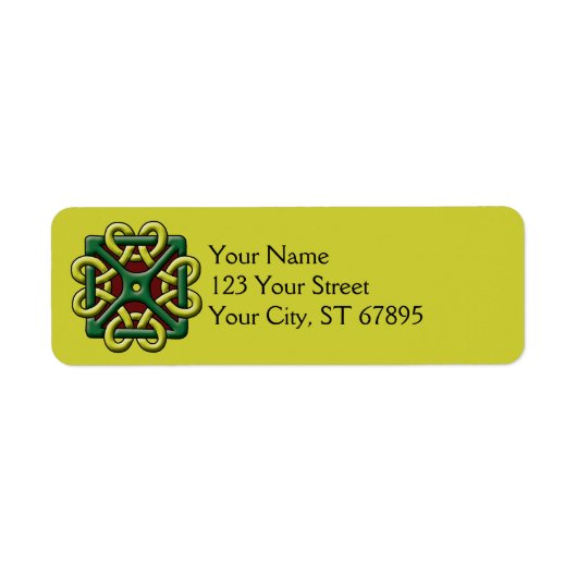 Keltische knoop Label (Voorkant)