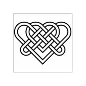 Keltische knoop liefde hart kunst stempel (Afrduk)