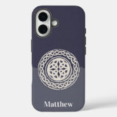 Keltische Knoop met Naam Case-Mate iPhone Case (Achterkant)