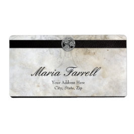 Keltische knoop op Perkamentdocument LRG Etiket