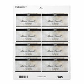 Keltische knoop op Perkamentdocument LRG Etiket (Full Sheet)