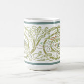  Keltische Knoop Pauw Vogels Patroon Frieze Koffiemok (Center)