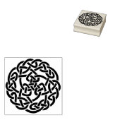 Keltische knoop ronde kunst stempel (Gestempeld)
