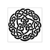 Keltische knoop ronde kunst stempel (Afrduk)