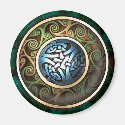Keltische knoop ronde magneet (Voorkant)