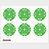 Keltische knoop (ronde Stickers) Ronde Sticker (Vel)