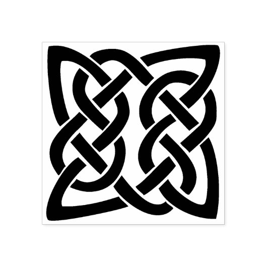 Keltische knoop Rubber stempel (Afrduk)