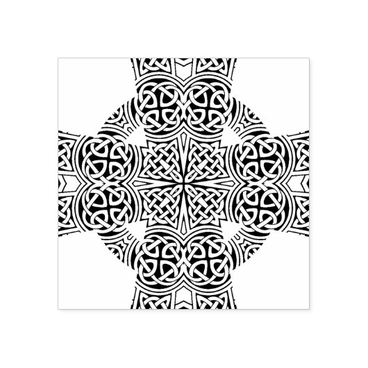 Keltische knoop Rubber stempel (Afrduk)