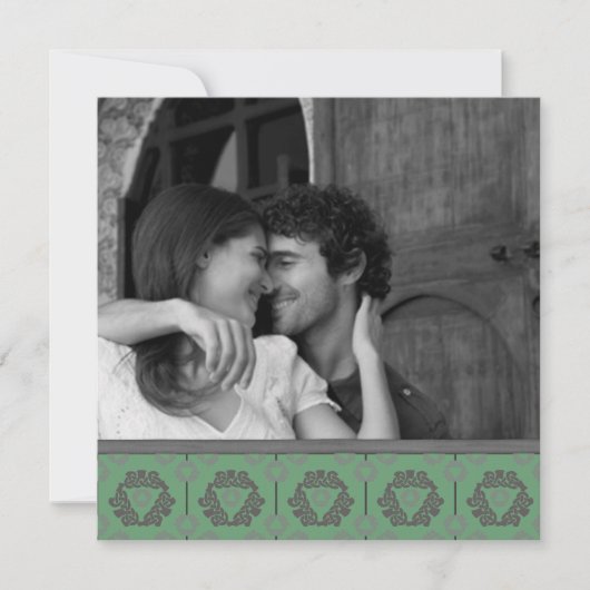 Keltische Knoop Save the Date Aankondigingen (Voorkant)