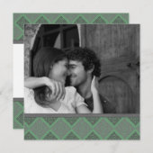 Keltische Knoop Save the Date-aankondigingen Kaart (Voorkant / Achterkant)