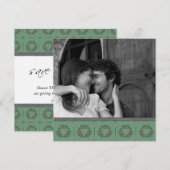 Keltische knoop 'Save the Date'-aankondigingen Kaart (Voorkant / Achterkant)