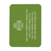Keltische knoop Shamrock Ierse zegeningen 2 Magneet (Verticaal)