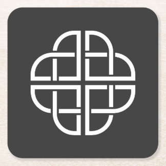 Keltische knoop - Symbool van de klavertjevier Kartonnen Onderzetters