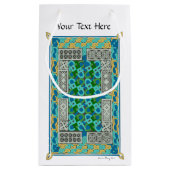 Keltische Knoop Tapijt Pagina Middeleeuws manuscri Klein Cadeauzakje (Achterkant)