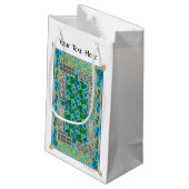 Keltische Knoop Tapijt Pagina Middeleeuws manuscri Klein Cadeauzakje (Achterkant Gekanteld)