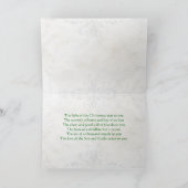 Keltische Knoop Triskelion Rode Kerst Kaart (Binnen)