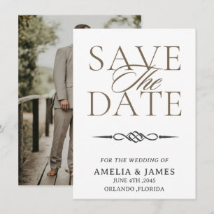 Keltische Knoop Trouwkaart Save the Date Kaart