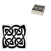 Keltische knoop vierkante kunst stempel (Gestempeld)