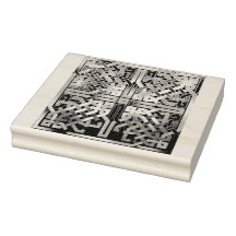 Keltische Knoop Vierkante Rubber Stamp