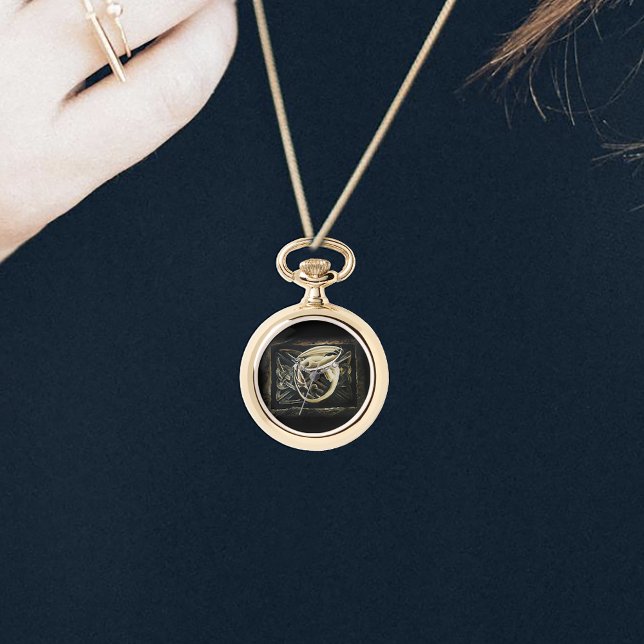 Keltische knoop werk crème draak horloge (Creator heeft geüpload)