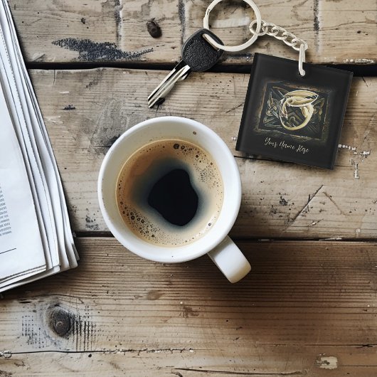 Keltische knoop werk crème draak sleutelhanger