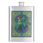 Keltische knoop werk groene fee flacon (Voorkant)