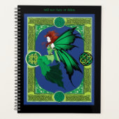 Keltische knoop werk groene fee planner (Voorkant)