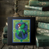 Keltische knoop werk groene fee tegeltje