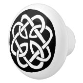 Keltische knoop werkcirkel keramische knop (Rechts)