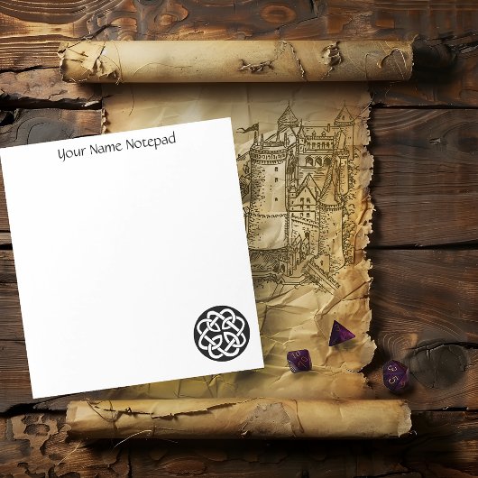 Keltische knoop werkcirkel notitieblok