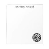 Keltische knoop werkcirkel notitieblok (Voorkant)