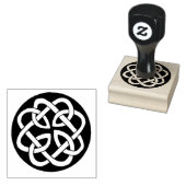 Keltische knoop werkcirkel rubberstempel (Gestempeld)