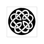 Keltische knoop werkcirkel rubberstempel (Afrduk)