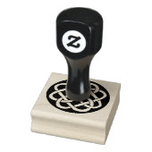 Keltische knoop werkcirkel rubberstempel (Stempel)