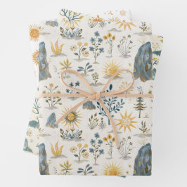 Keltische Knoopwerk en Zonnesymbolen Litha Inpakpapier Vel