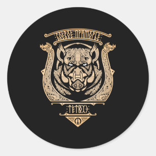Keltische Knoopwerk Ever - Oud Stam Symbool Sticke Ronde Sticker