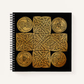 Keltische Knoopwerk Kruis Notitieboek (Voorkant)