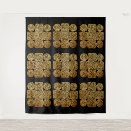 Keltische Knoopwerk Kruis Wandkleed