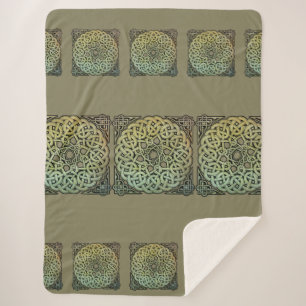Keltische Knoopwerk Mandala Sherpa Deken